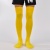 One Size Adult Long Soccer Socks: Yellow
